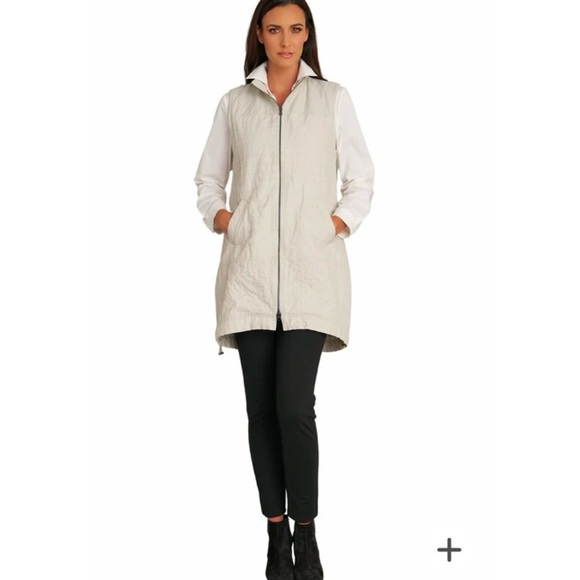 Stella Carakasi Maroon On The Go Vest Sleeveless Long Gorpcore Size XS - Picture 9 of 9